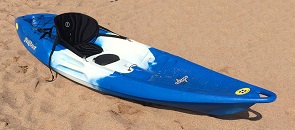 Feelfree Nomad Sport sit on top kayak at the beach