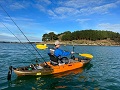 Paddling the Vibe Sea Ghost 110 Fishing Kayak