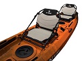 Hero Seats on the Vibe Yellowfin 130T Kayak